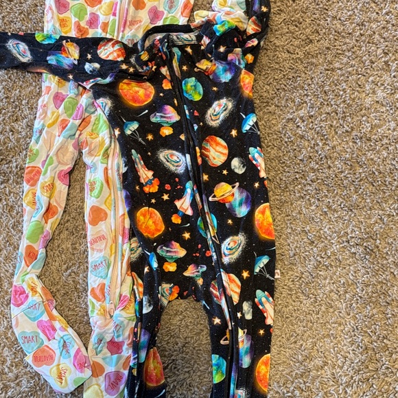 Colorful Kids Convertible Footies - Picture 5 of 5